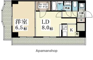 ノルデンタワー新大阪【19階】の間取り