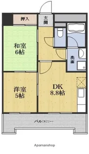 セントラルパーク東三国【4階】の間取り