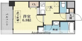 カスターニャ三国本町【604号室】の間取り