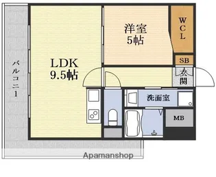 パークモダン新大阪【4階】の間取り
