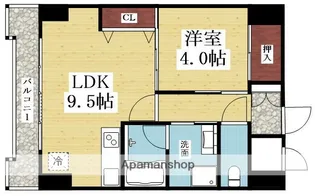 パークモダン新大阪【202号室】の間取り