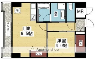 パークモダン新大阪【606号室】の間取り