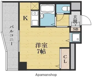 ノルデンハイム新大阪1【306号室】の間取り