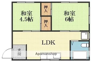 新大阪土井コーポ【405号室】の間取り