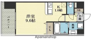 ララプレイス新大阪LD【1101号室】の間取り