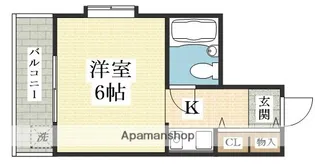 メゾンサクラ9【10階】の間取り