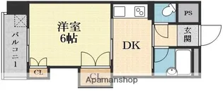 グレイスフル第3東三国【315号室】の間取り