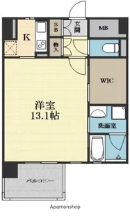 エヌズファースト【5階】の間取り