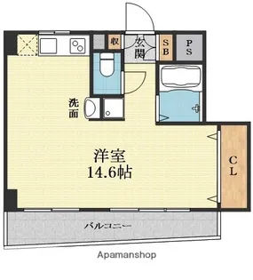 大拓ハイツ6【2階】の間取り