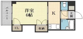 グレイスフル第2三国本町【702号室】の間取り