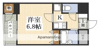 1Kの間取り画像