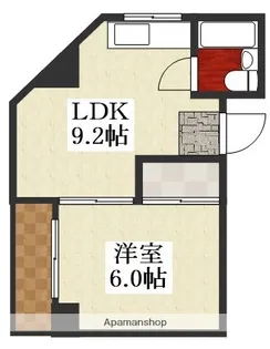 サンコーポ東中島【301号室】の間取り