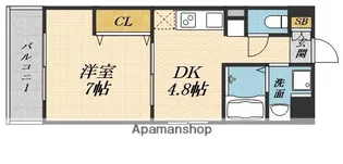 第17関根マンション【801号室】の間取り