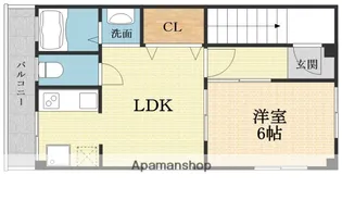 水川マンション【201号室】の間取り