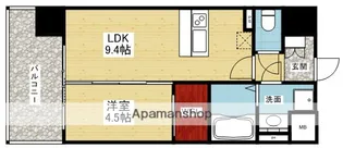 第22関根マンション【902号室】の間取り