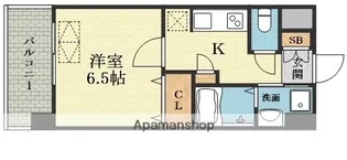 スプランディッド新大阪DUE【7階】の間取り