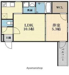 フジパレス東三国3番館【2階】の間取り