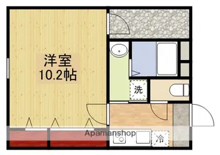 フジパレス三国本町【3階】の間取り