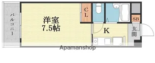 ハイムミニヨン【401号室】の間取り
