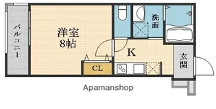 フジパレス東三国WEST【2階】の間取り