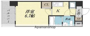 アドバンス新大阪ラシュレ【10階】の間取り