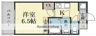 アルティザ淡路駅東【5階】の間取り