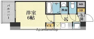 エスリード新大阪グランゲートノース【5階】の間取り