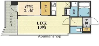 セレニテ西中島アリア弐番館【1205号室】の間取り