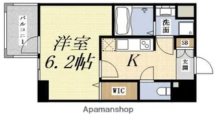 エレガントレジデンス淀川【6階】の間取り