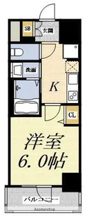 バウスフラッツ新大阪【9階】の間取り