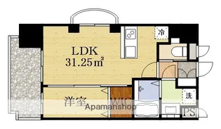 LUXE東三国十【904号室】の間取り