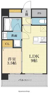 エル・セレーノ新大阪北【7階】の間取り