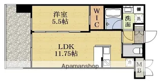 プレジオ三国EURO【8階】の間取り