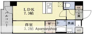 エステムコート新大阪XVIIベイス【3階】の間取り