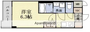 エステムコート新大阪XVIIベイス【2階】の間取り