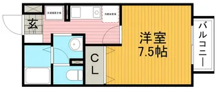 ルース・デ・エスペランサ【2階】の間取り