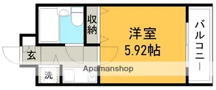 プレステージ住吉【3階】の間取り