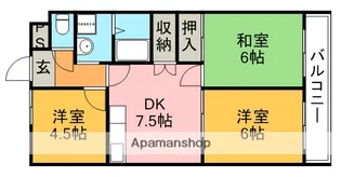 エレガンス村上【3階】の間取り