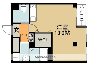ラフィーネ川西【2階】の間取り