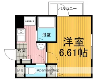 コーポ蛍池東【2階】の間取り