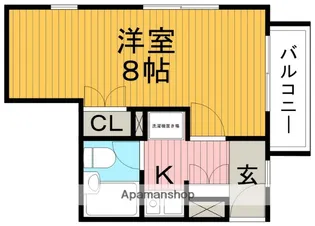 エルコンフォール【3階】の間取り