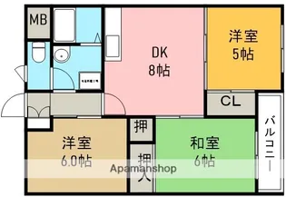 ロイヤルハイツ神田【1階】の間取り