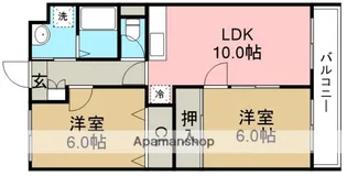 モンベージュ【1階】の間取り