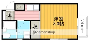 スワンハイム石橋【3階】の間取り