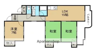 エレガンスセガワ【1階】の間取り