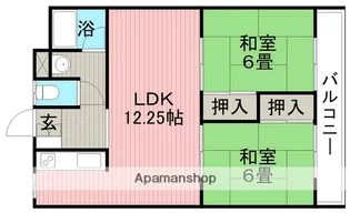 コーポ三矢【3階】の間取り