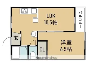 ナッツ・ヴィラ【1階】の間取り