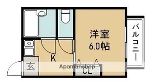 メイプルハイツ【2階】の間取り