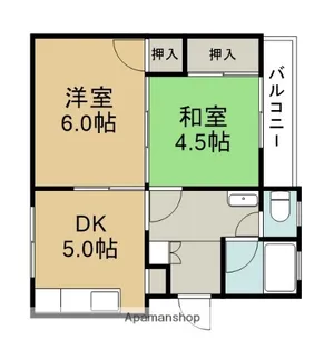 静マンション【3階】の間取り
