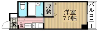 パセオ石橋【5階】の間取り